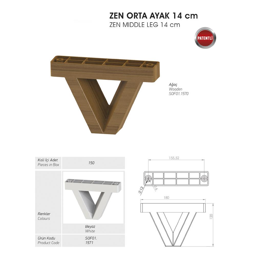 Zen Orta Ayak 14 cm